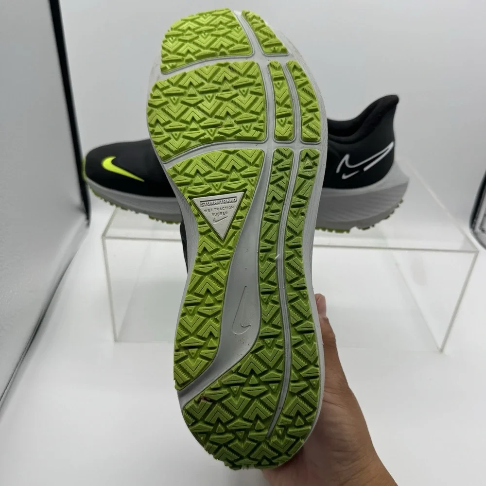 Nike Pegasus 39 Shield DO7625-002 Black Running Shoes Water Resistant Men's 10